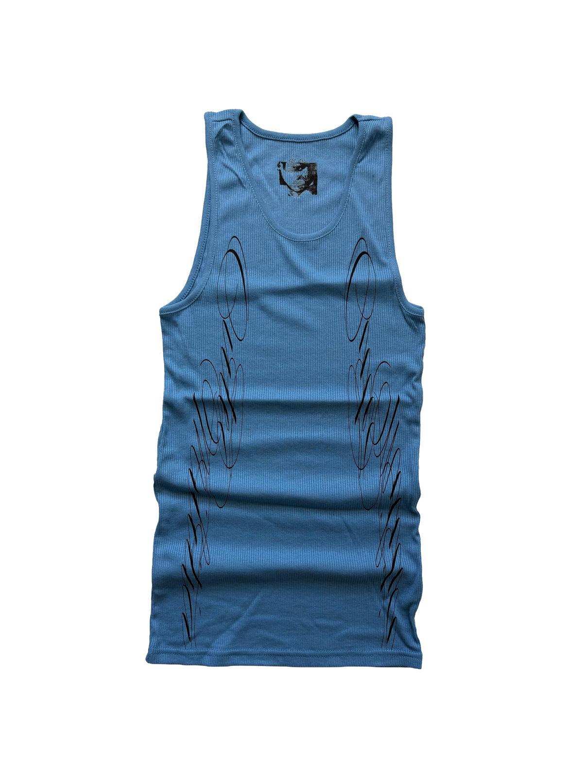 YIN & YANG TANK LIGHT BLUE