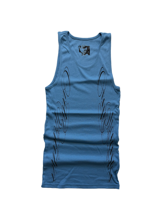 YIN & YANG TANK LIGHT BLUE