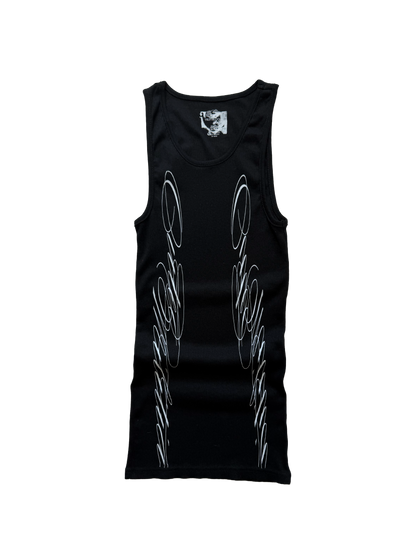 YIN & YANG TANK BLACK