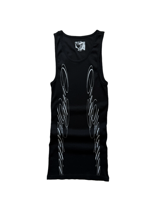 YIN & YANG TANK BLACK