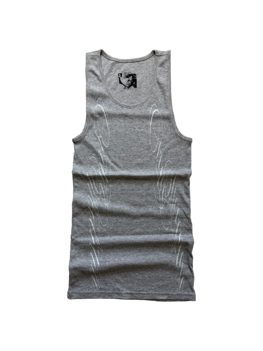 YIN & YANG TANK GREY