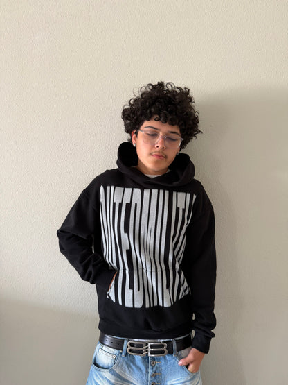 barcode hoodie