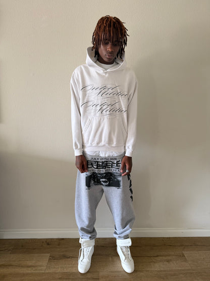 yin & yang hoodie (white)