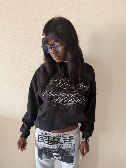 yin & yang hoodie (black)