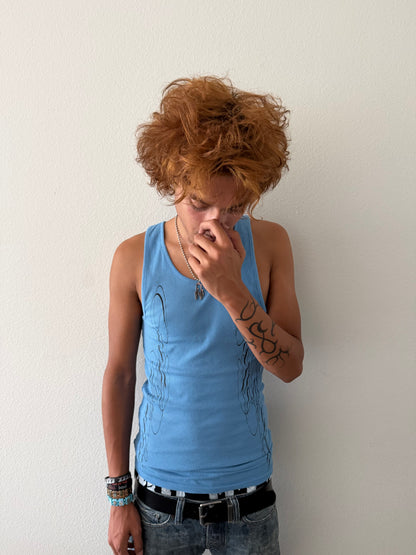 YIN & YANG TANK LIGHT BLUE