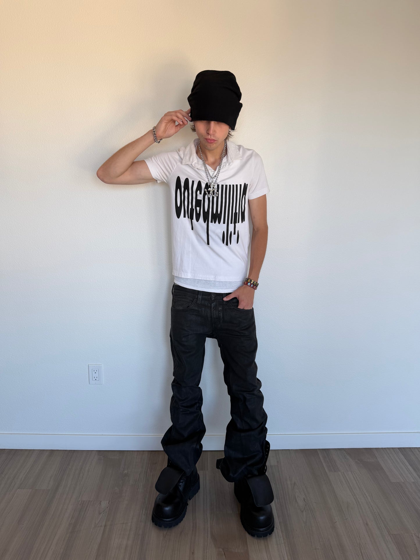 militia polo white