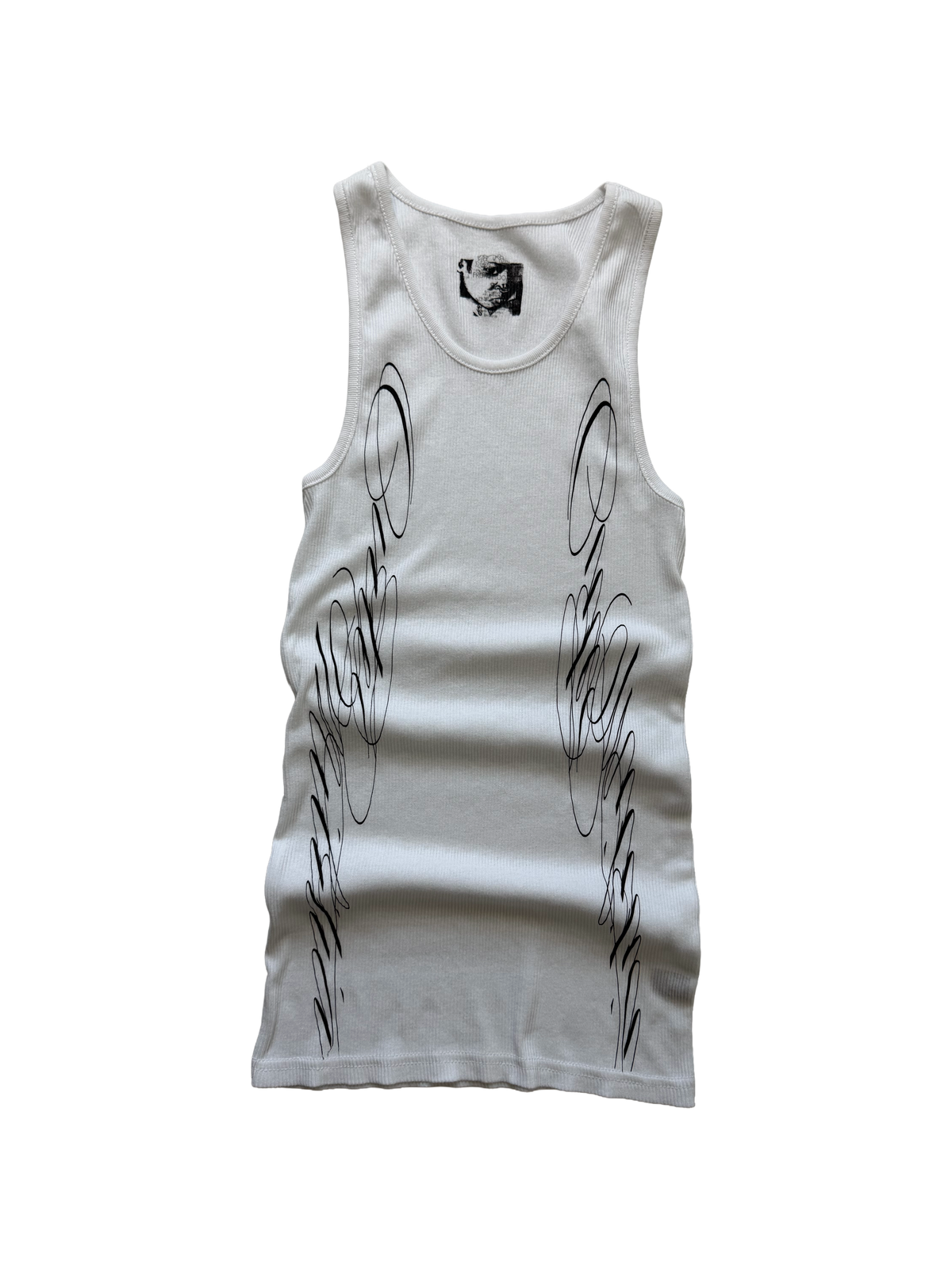 YIN & YANG TANK WHITE