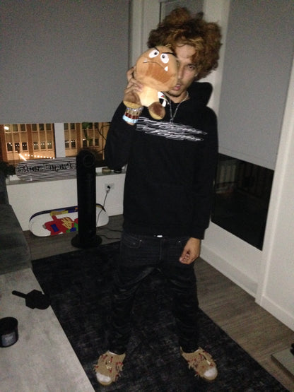 yin & yang hoodie (black)