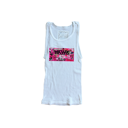 outedmilitia neonpink2026 'womans cut' tank