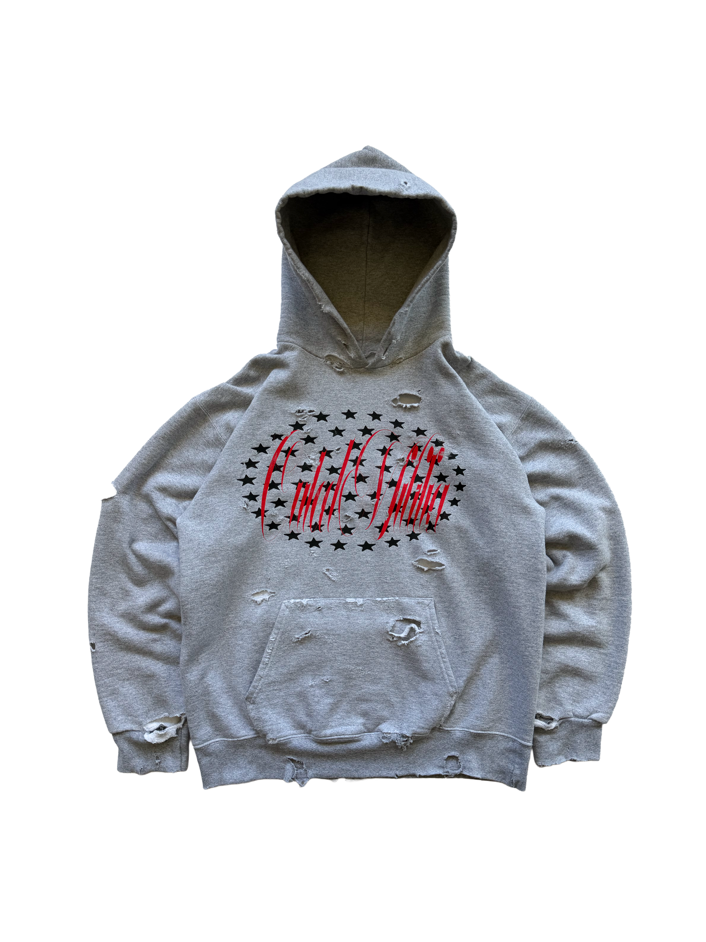 distressed** ￼