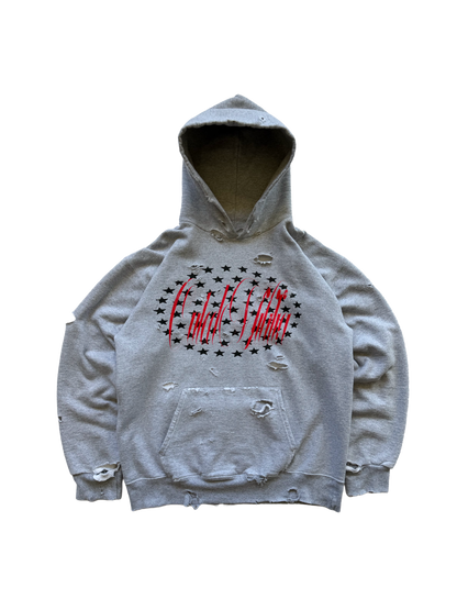 distressed** ￼