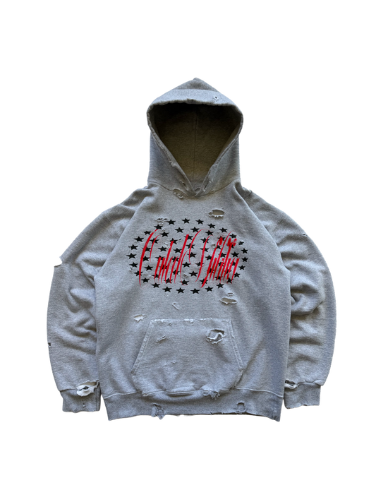 distressed** ￼
