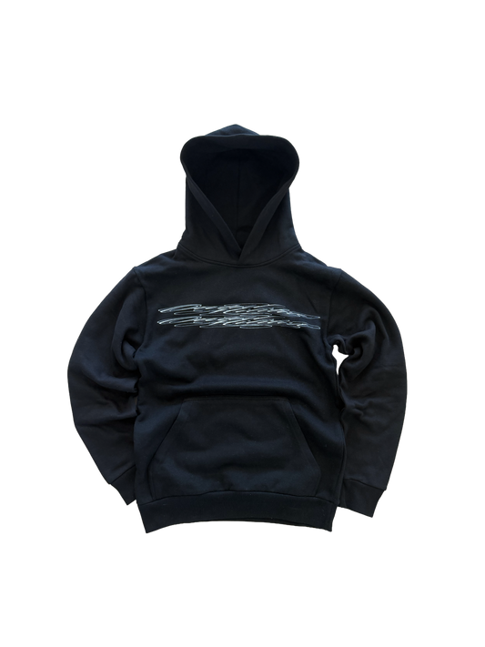 yin & yang hoodie (black)