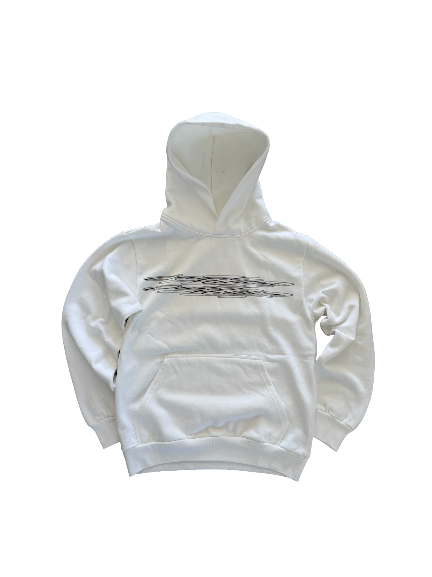 yin & yang hoodie (white)